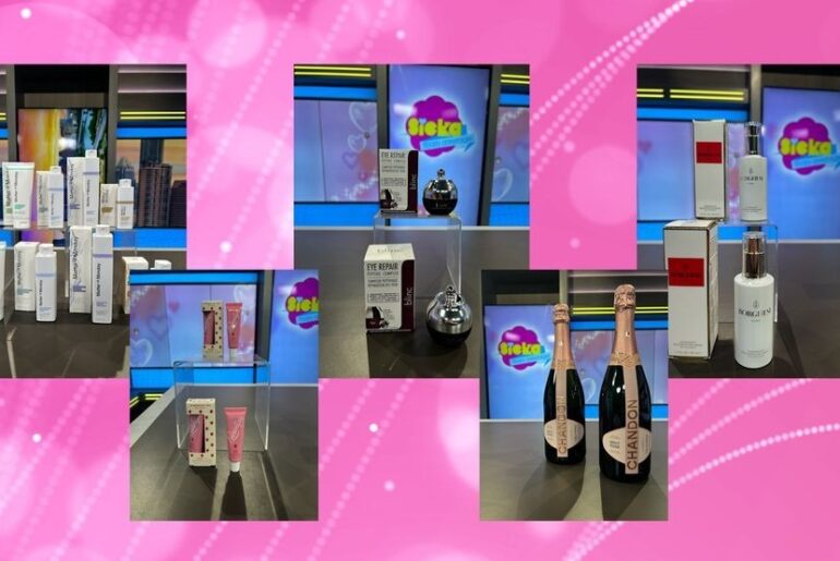 {p}For her first round of picks, Celia featured Lanolips, Borghese, Blinc Cosmetics, Matter of Monday, and Chandon.{/p}