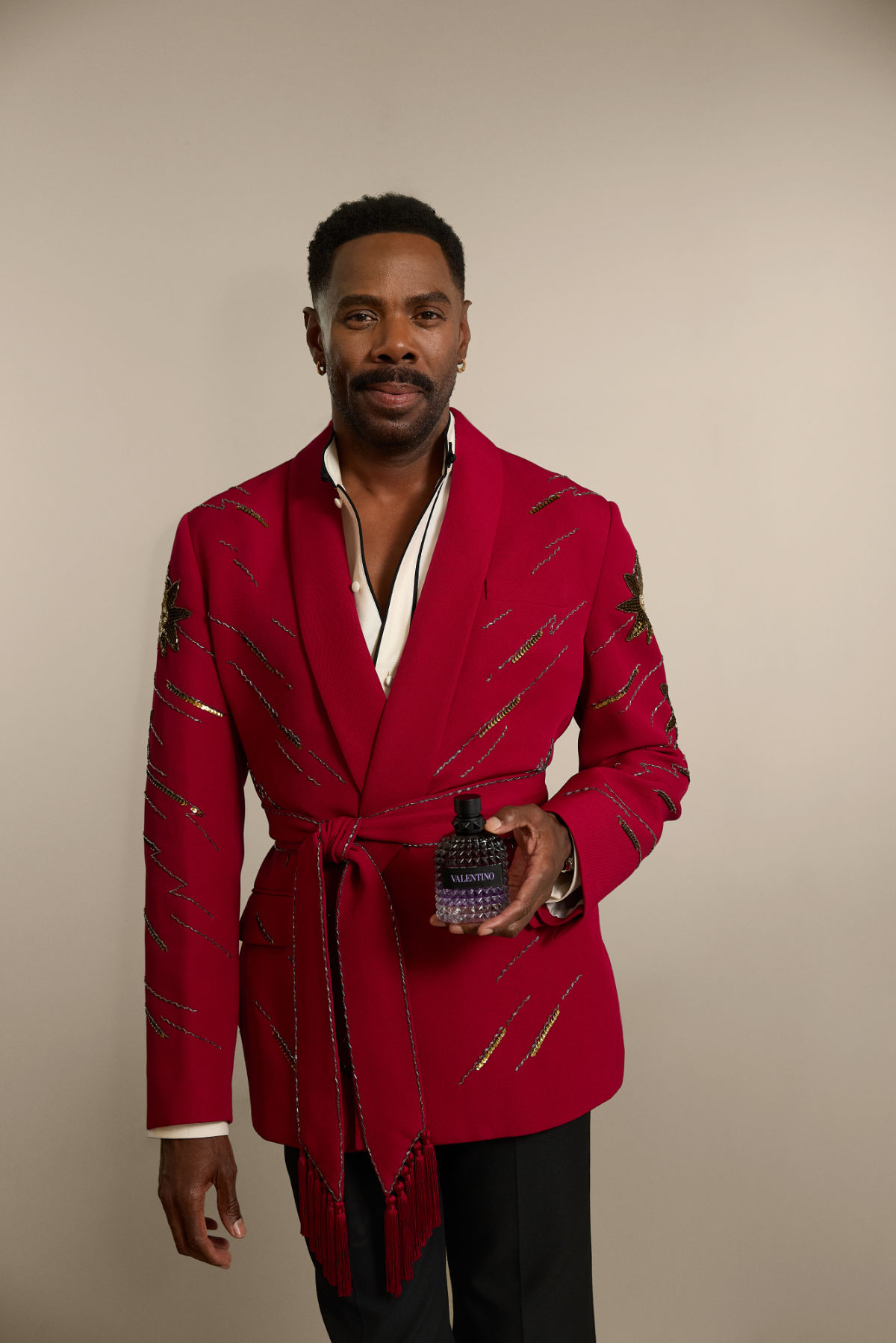Valentino Beauty & Colman Domingo Preview Purple Melancholia House Party