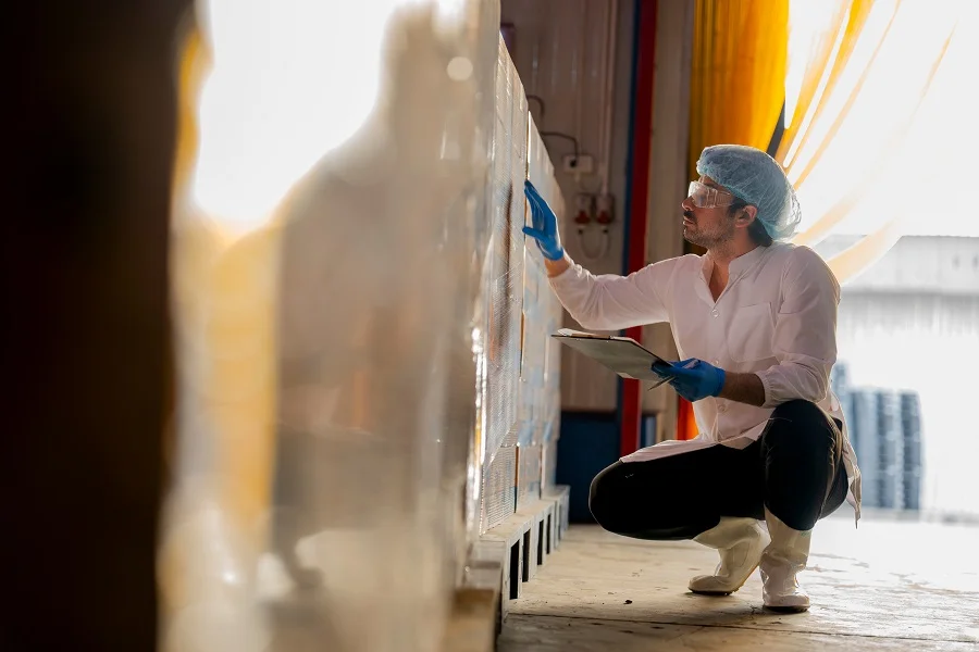 Cold storage food warehouse