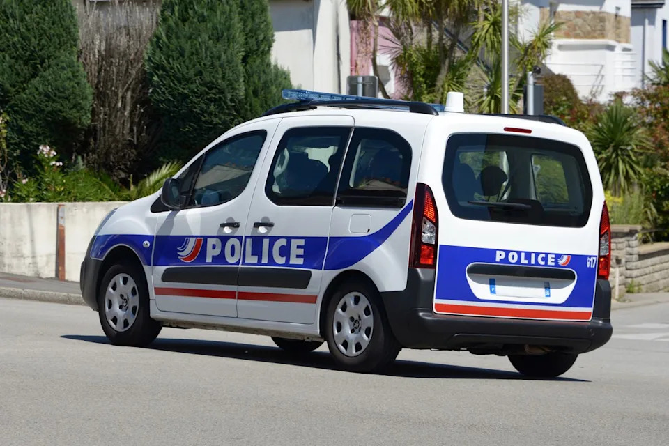 A police vehicle in France Getty