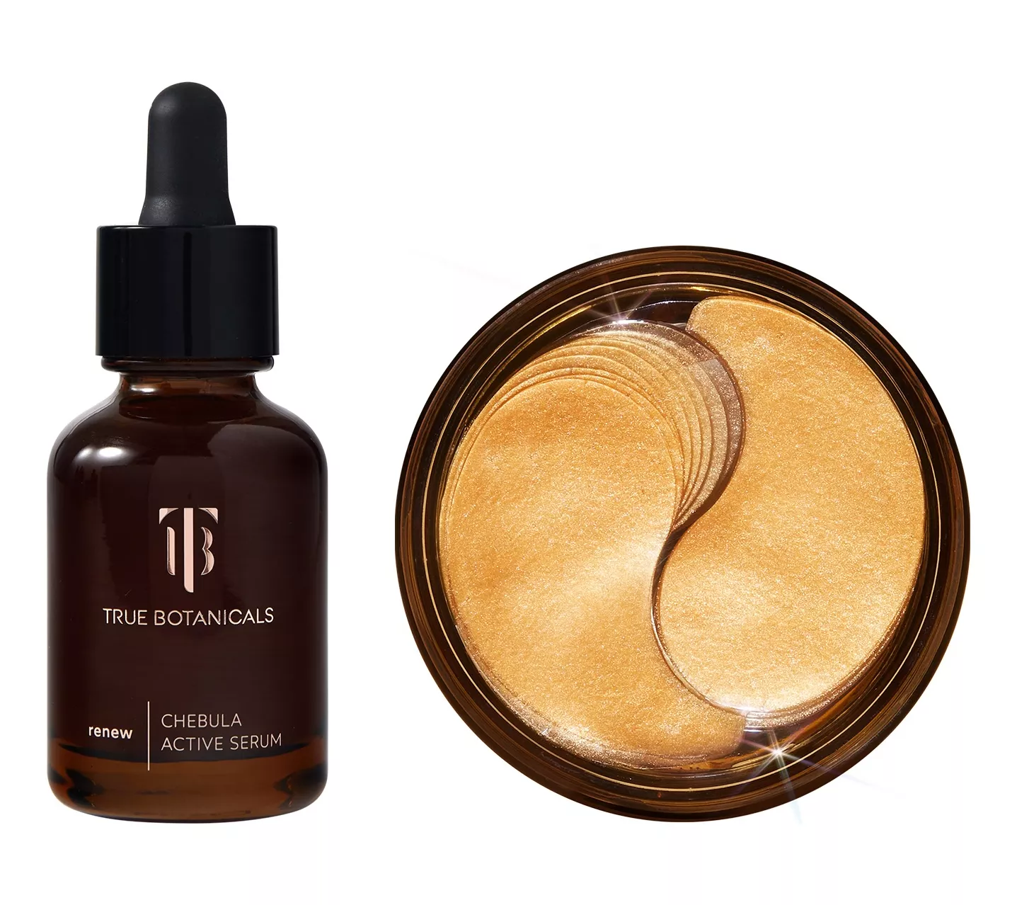 True Botanicals Chebula Active Serum & Corrective Eye-Patches Set