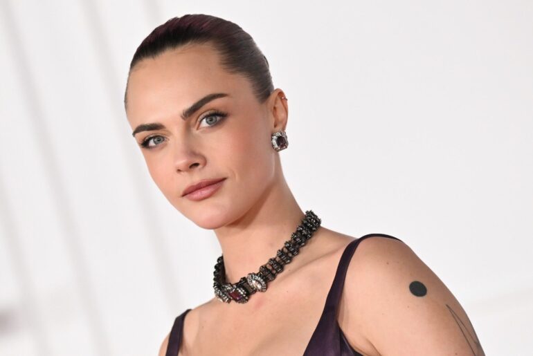 Cara Delevingne's Brunette Wolf Cut Is So Shaggy Chic