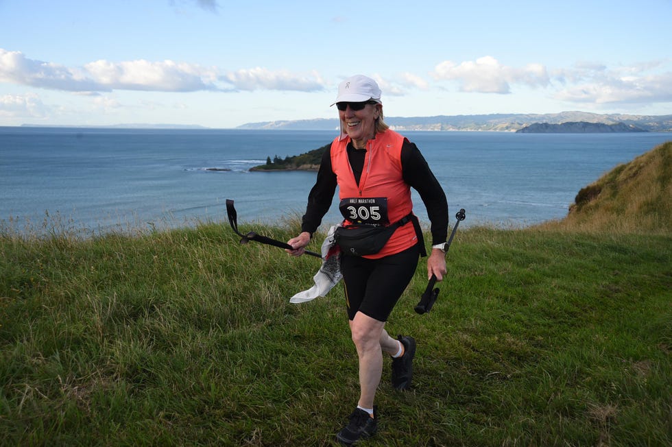judith at the first light half marathon in new zealand