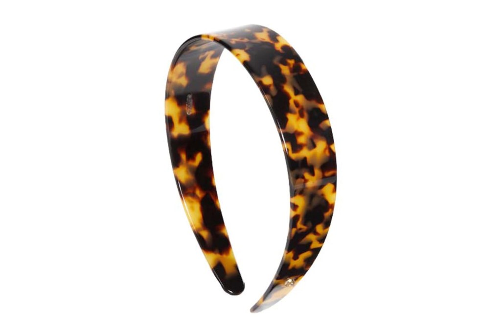 Tortoiseshell headband.