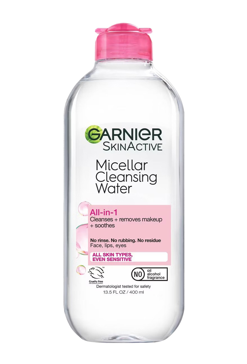 Garnier Micellar Water Hydrating Facial Cleanser U0026 Makeup Remover - Basic Cleansing