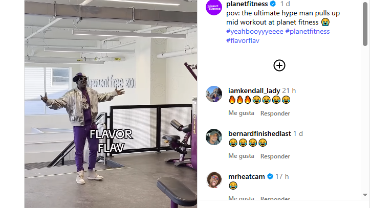 Planet Fitness Gives Members Their Own Flavor Flav Moment