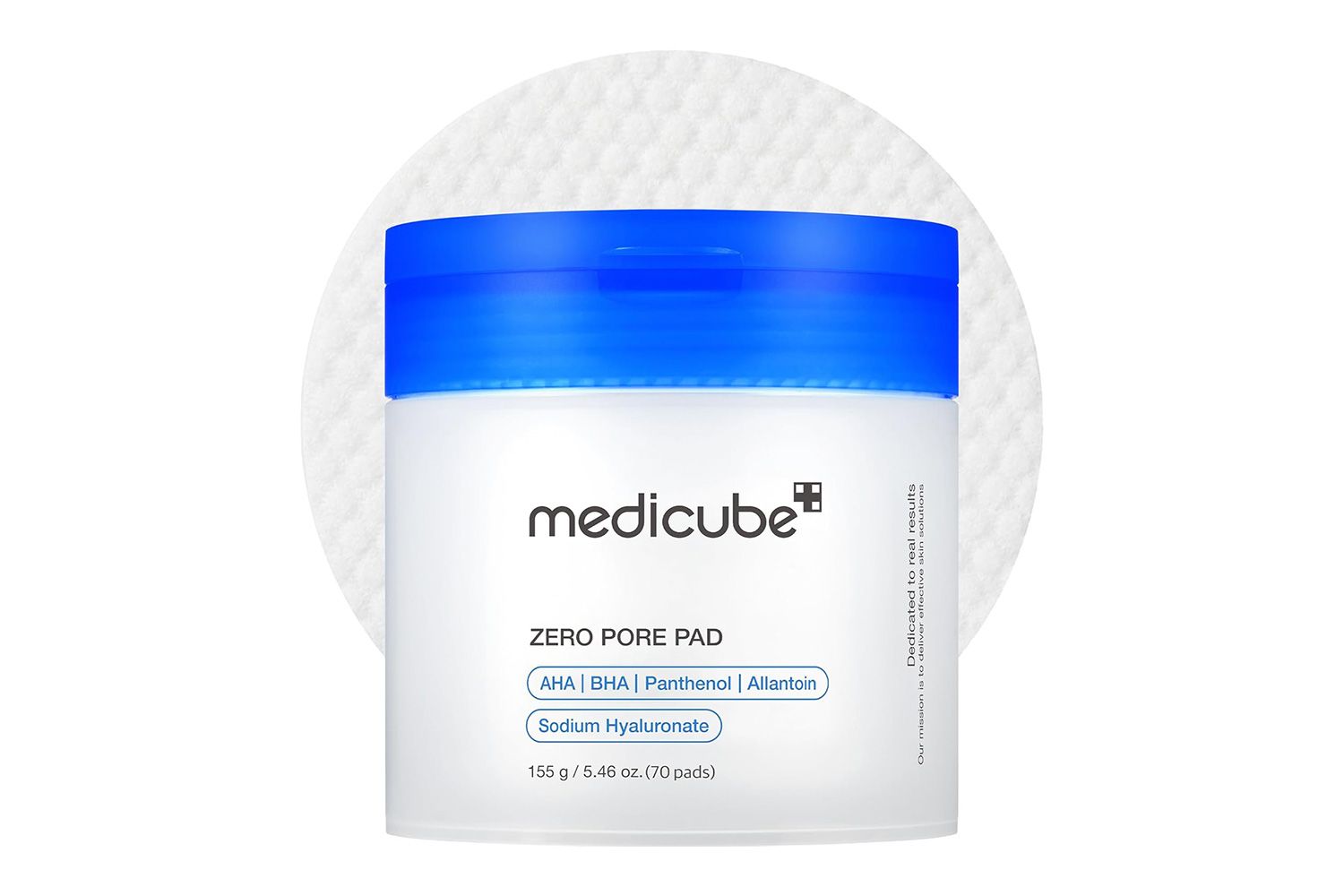 Medicube Zero Pore Pads 2.0, Dual-Textured Facial Toner Pads for Exfoliation and Pore Care
