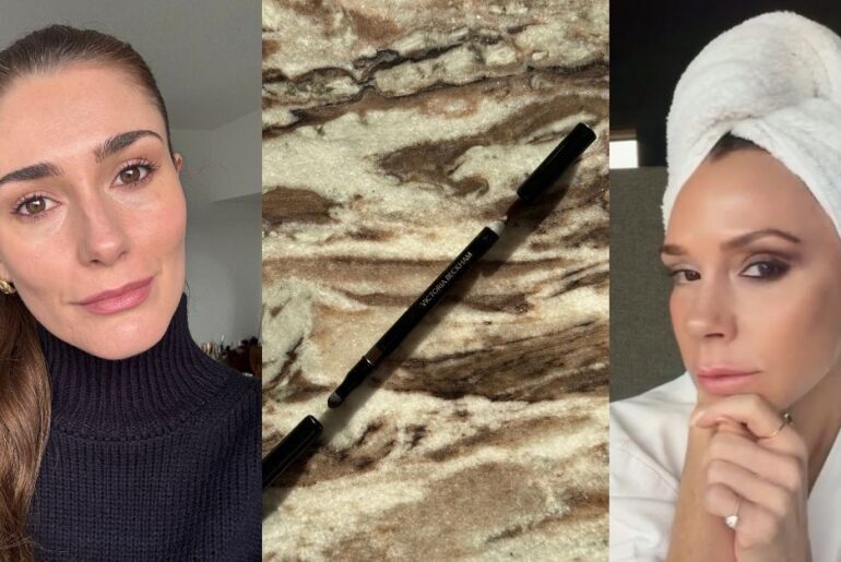 Victoria Beckham Just Wore This Unexpected Eyeliner Colour