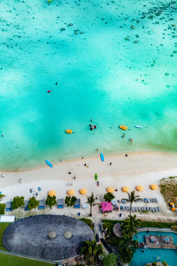 Tumon Beach./Photo = Guam Government Tourism Agency
