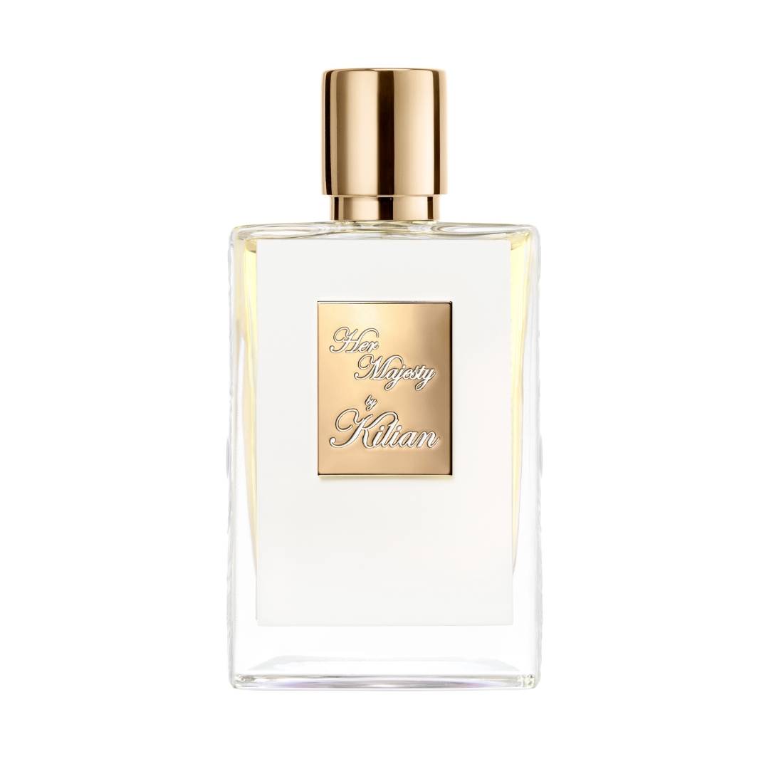 A product shot of the Kilian Paris Her Majesty Eau de Parfum