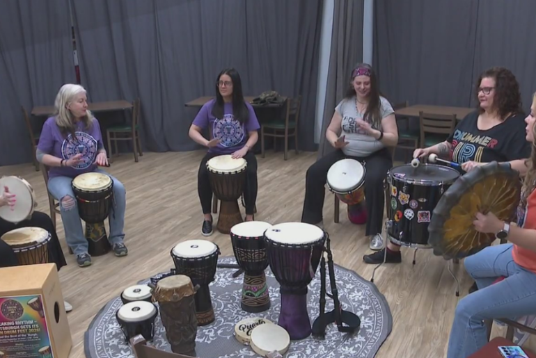 Healing through music and community - Pittsburgh Women's Wellness Drum Circle