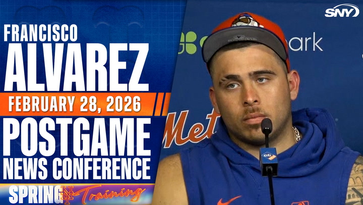 Francisco Alvarez talks first spring action, improving nutritional routine, the ABS Challenge system