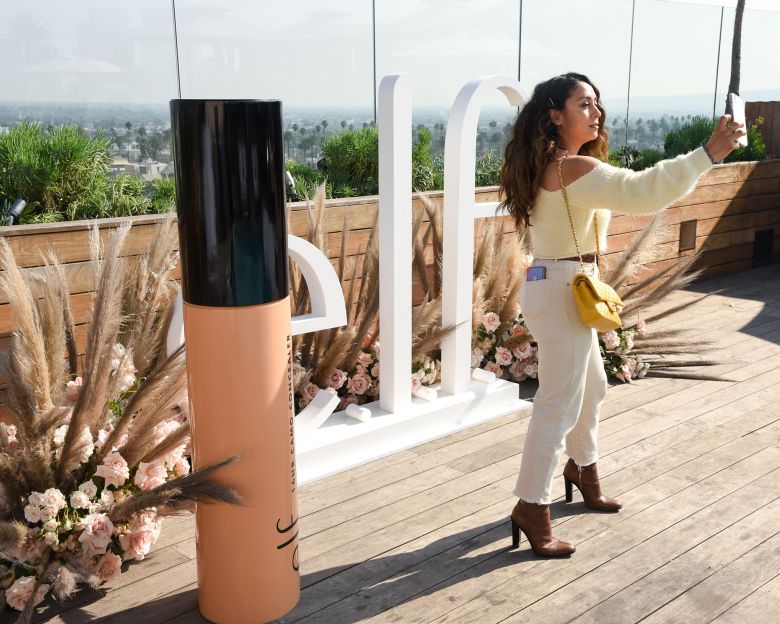 An e.l.f. Beauty event in Beverly Hills, California, in January 2019. The company shuttered its 22 brick-and-mortar stores and put that money into marketing campaigns.