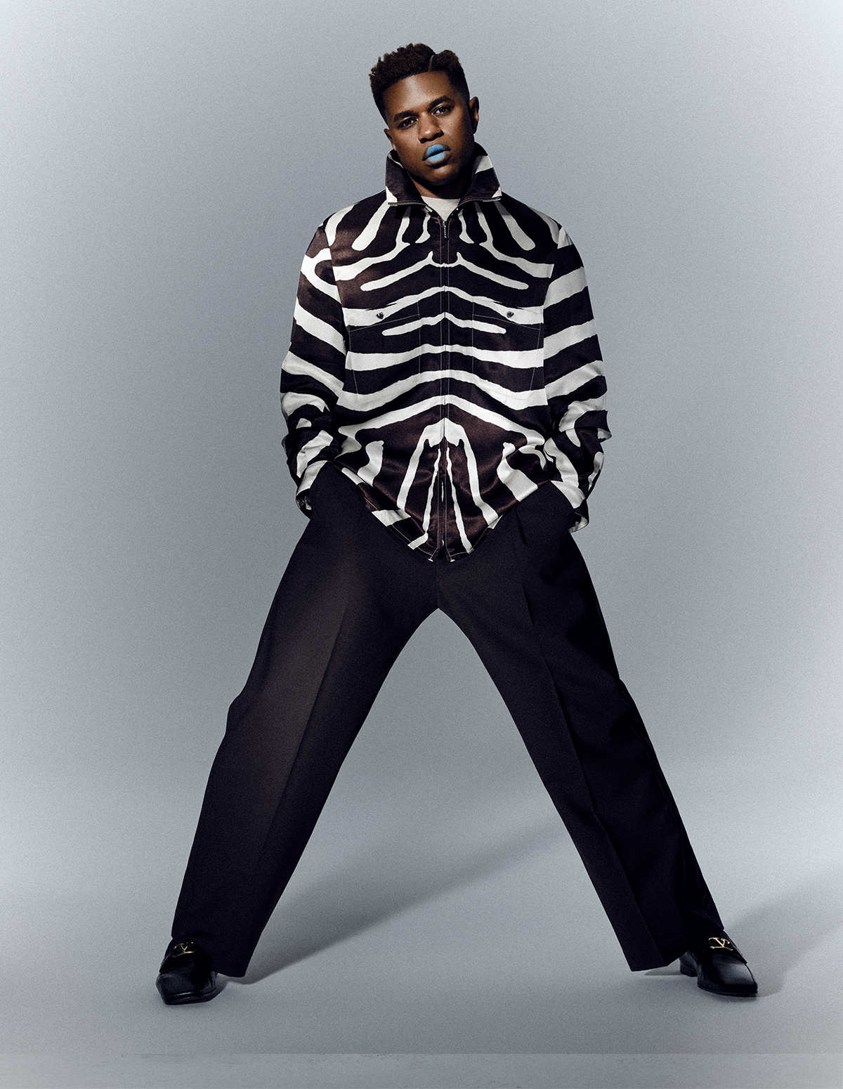 Jeremy Pope for Who What Wear's winter beauty feature.