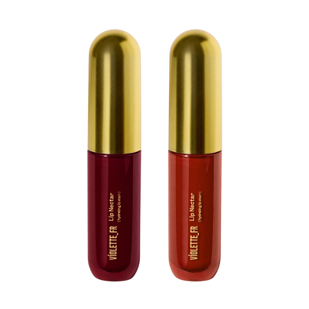 New shades of Violette_FR's Lip Nectar - Amarante Noire and Souci d’Automne