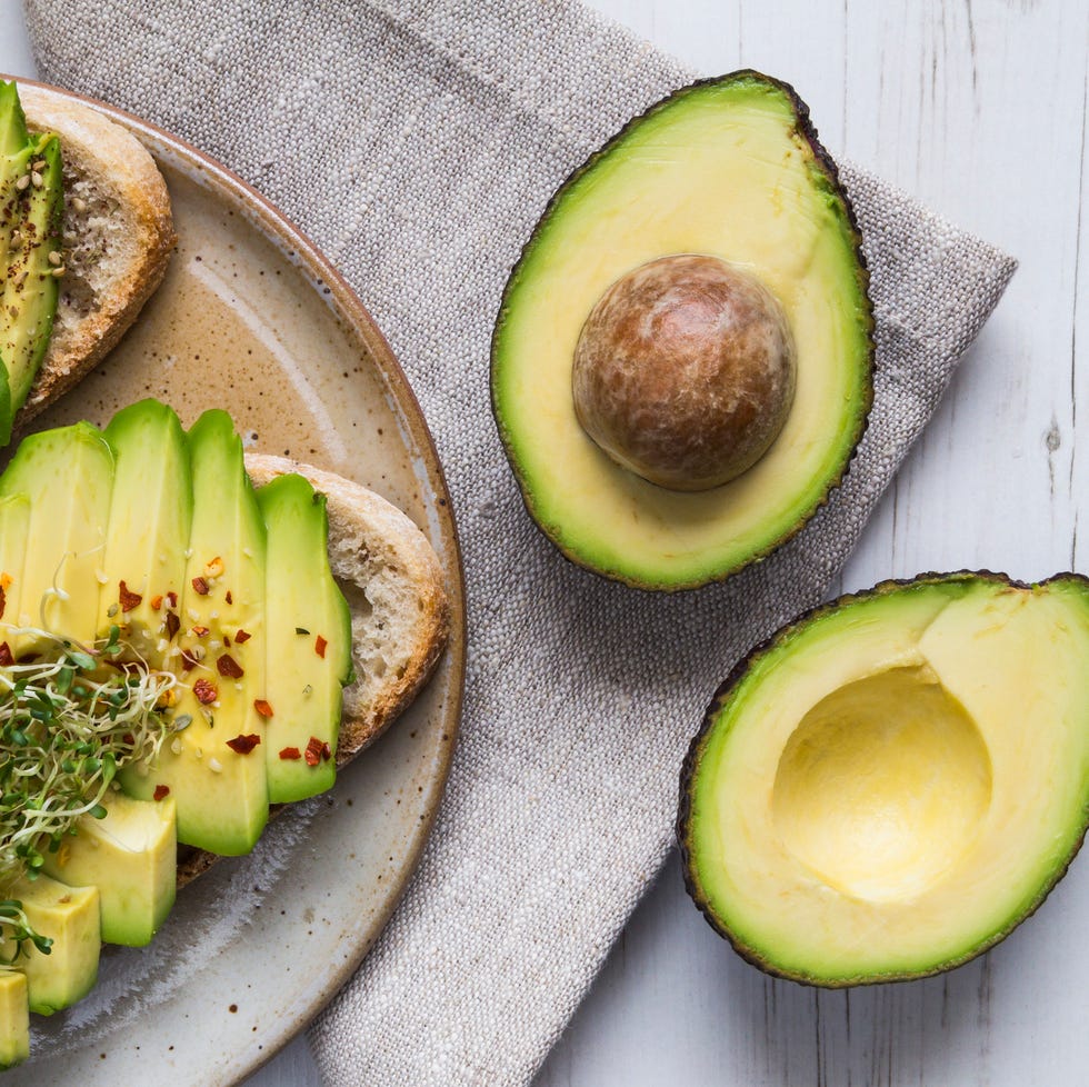 Toast with avocado and cress toast with avocado and cress