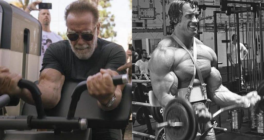 Arnold Schwarzenegger discusses his change in workout routines.