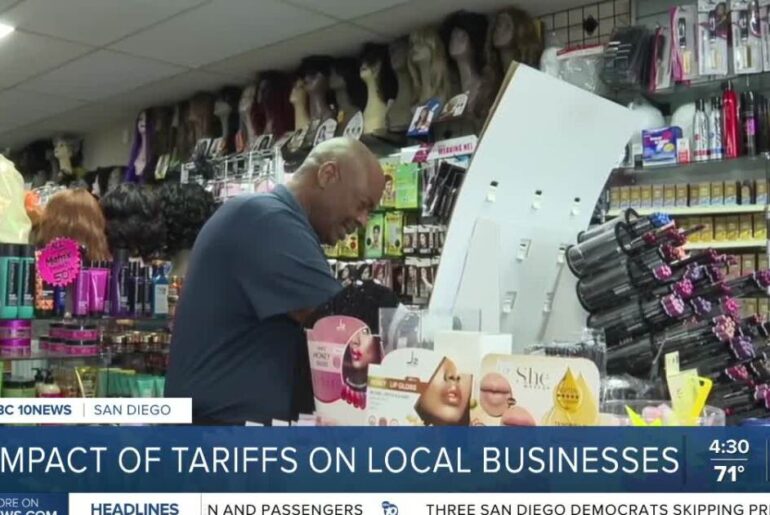 Beauty store owner says tariff-driven price hikes are slowing customer traffic