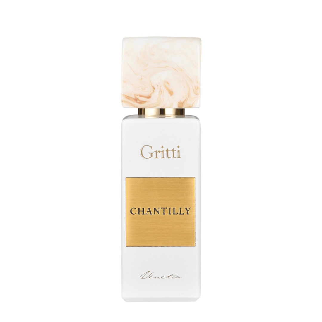 A product shot of the Gritti Chantilly Extrait de Parfum, on a white background
