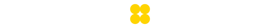 logo featuring a yellow butterfly and abstract elements