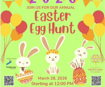 POINCIANA NEWS — Next weekend’s a time for wellness— and the Easter Bunny