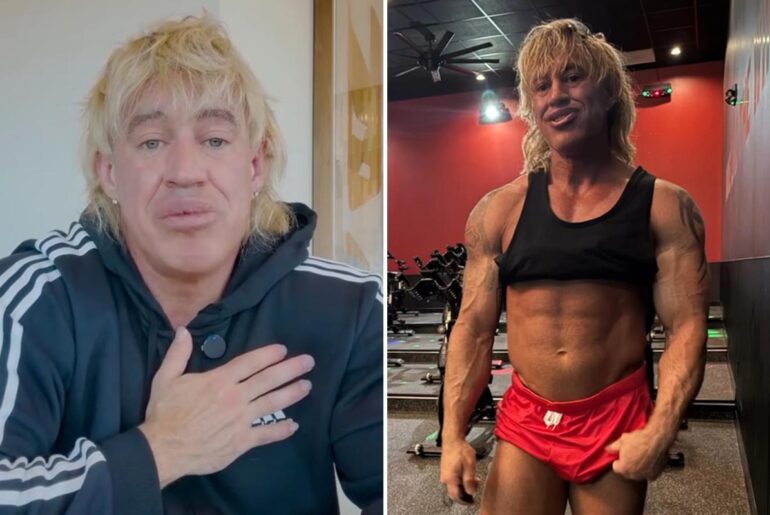 Bodybuilding influencer Malibu Fit Maxx admits lying about 'taking IED blast' to the face while in the Army