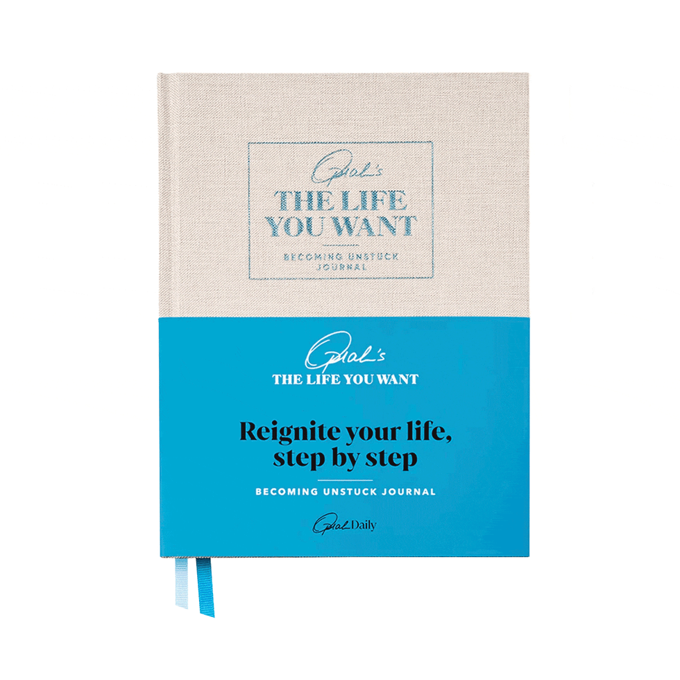 <p>Oprah’s “The Life You Want” Becoming Unstuck Journal</p>