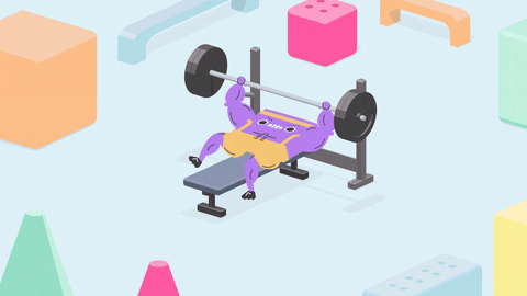 Work Out Animation GIF by Jake - Find & Share on GIPHY