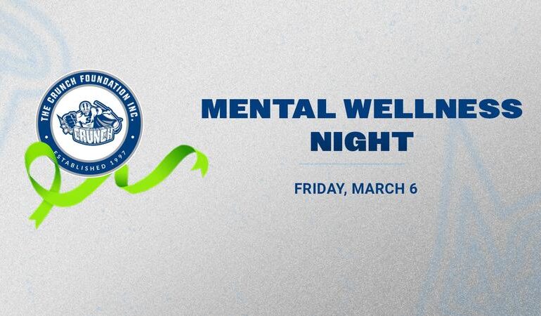 Syracuse Crunch To Hold Mental Wellness Night March 6