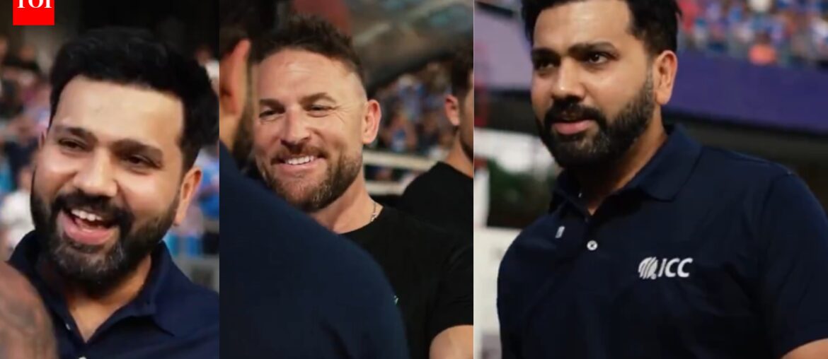 Brendon McCullum stunned by Rohit Sharma’s fitness transformation - Watch