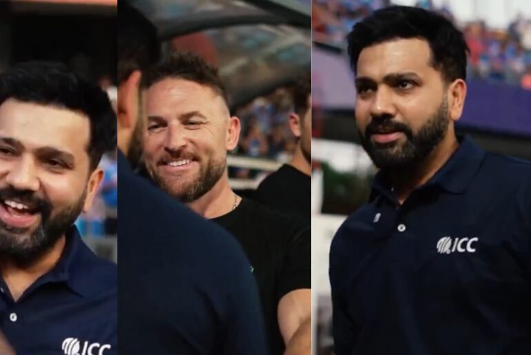Brendon McCullum stunned by Rohit Sharma’s fitness transformation - Watch
