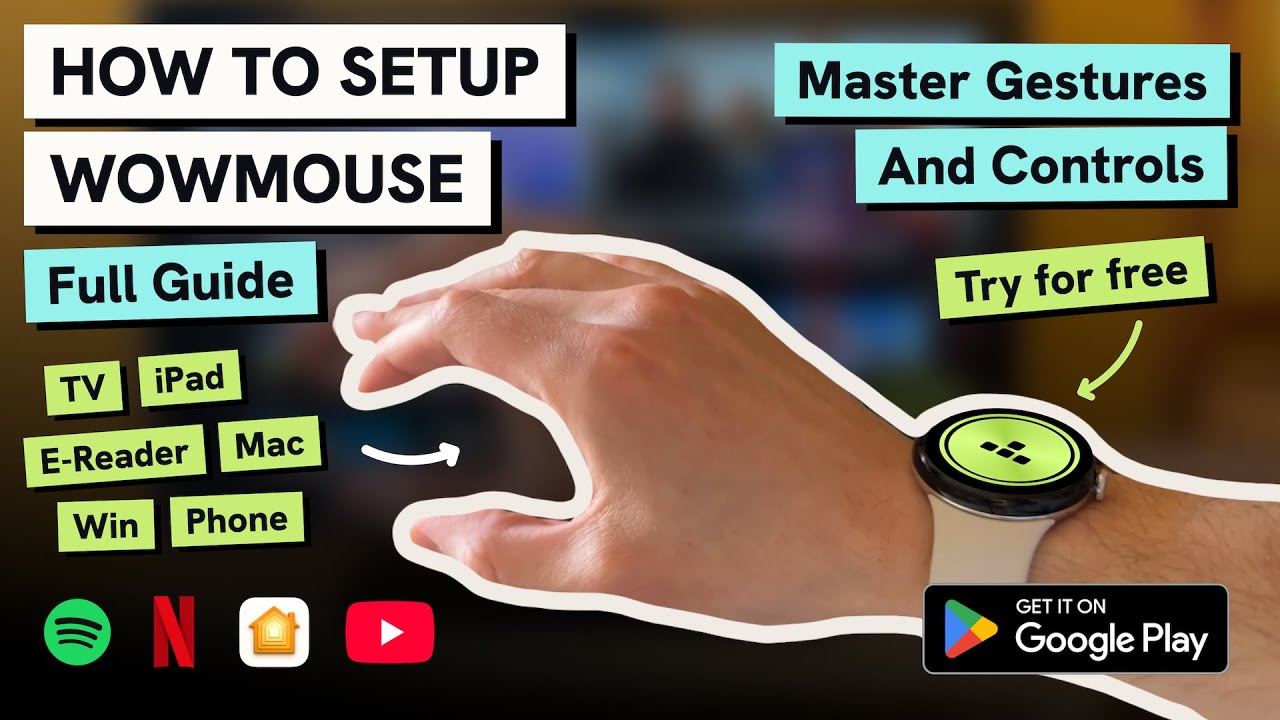 How to Set Up WowMouse Pro – Full Guide for Gestures & Device Pairing - YouTube