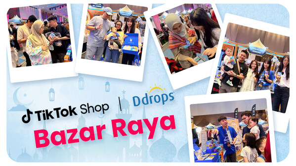 Ddrops x TikTok Shop Bazar Raya in Malaysia