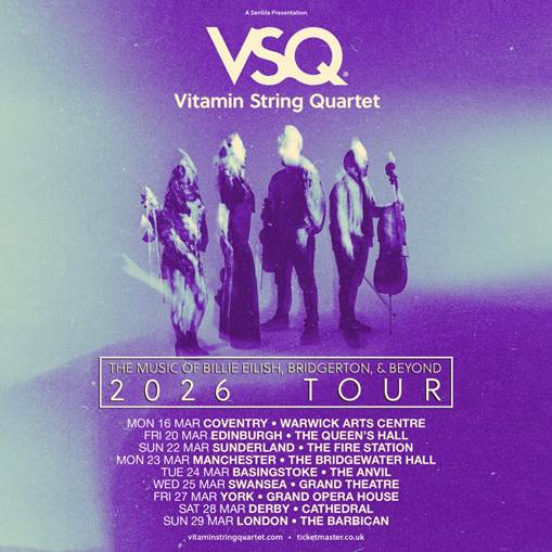 Bridgerton-soundtracking classical crossover phenomenon Vitamin String Quartet coming to London
