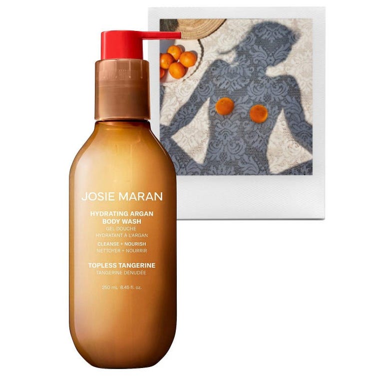 Hydrating + Cleansing Argan Refillable Body Wash in Topless Tangerine