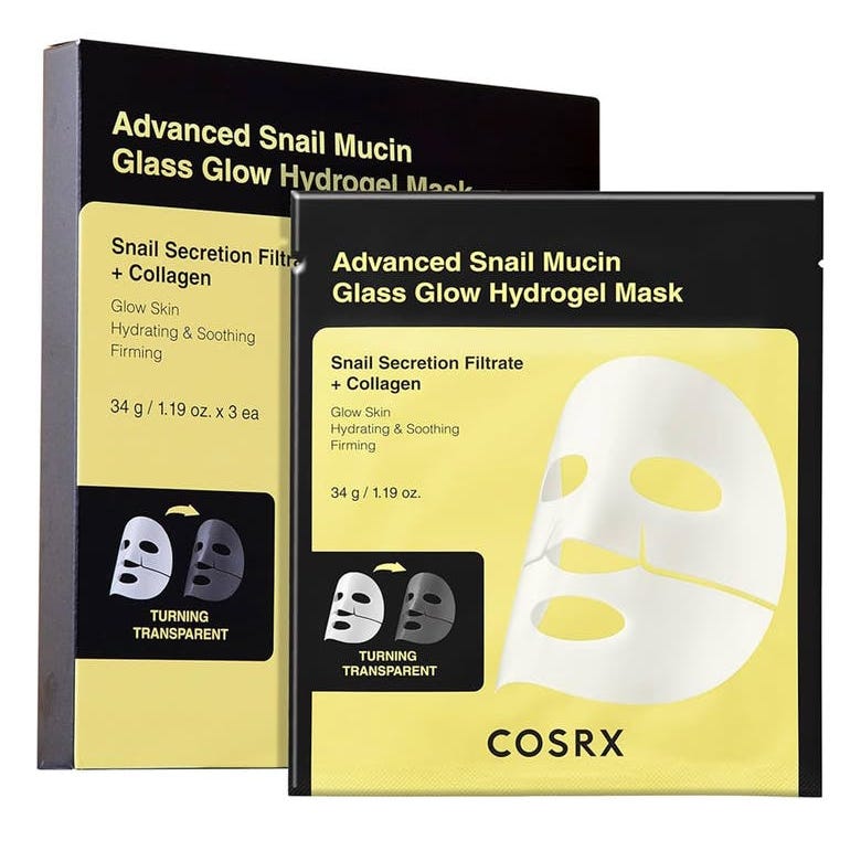 Advanced Snail Mucin Hydrogel Face Masks