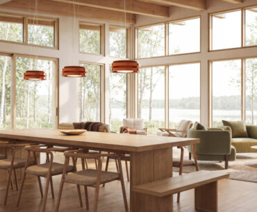 Eureka Introduces Torno Luminaire Handcrafted ceramic and wood shades bring natural beauty to modern spaces