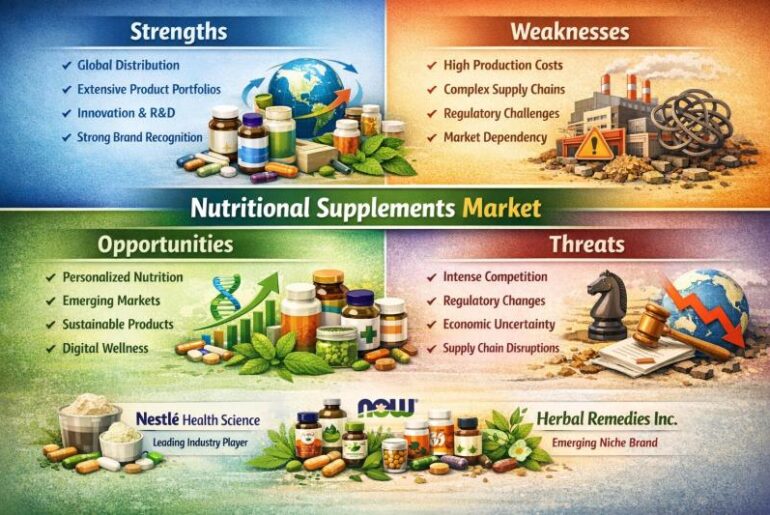 Global Nutritional Supplements Market: Top Companies, Market