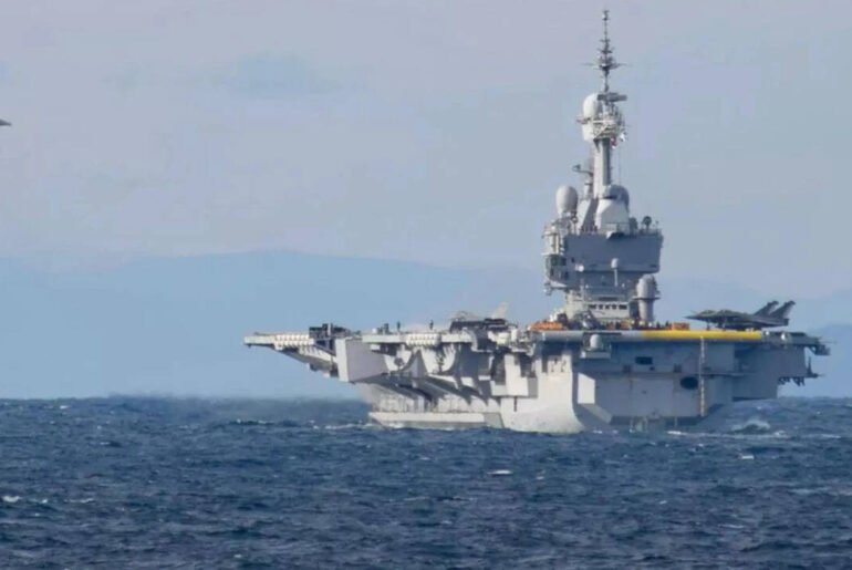 Sailor's fitness app reveals location of French warship