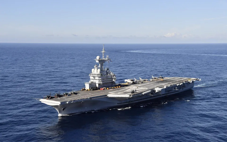 France's aircraft carrier Charles de Gaulle