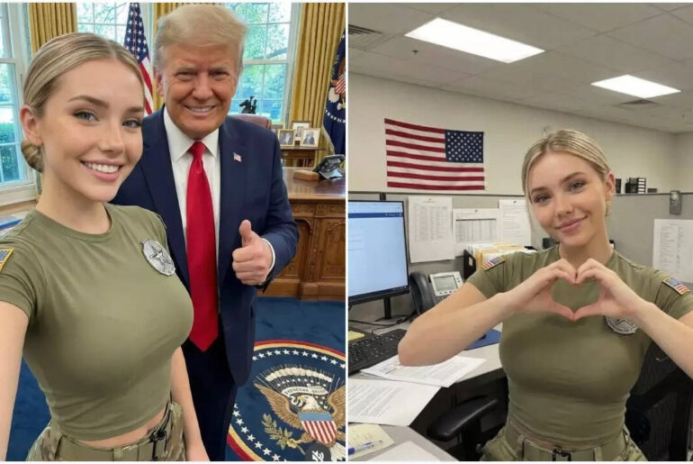 Internet swoons over ‘Army beauty’ — but Jessica Foster isn’t real