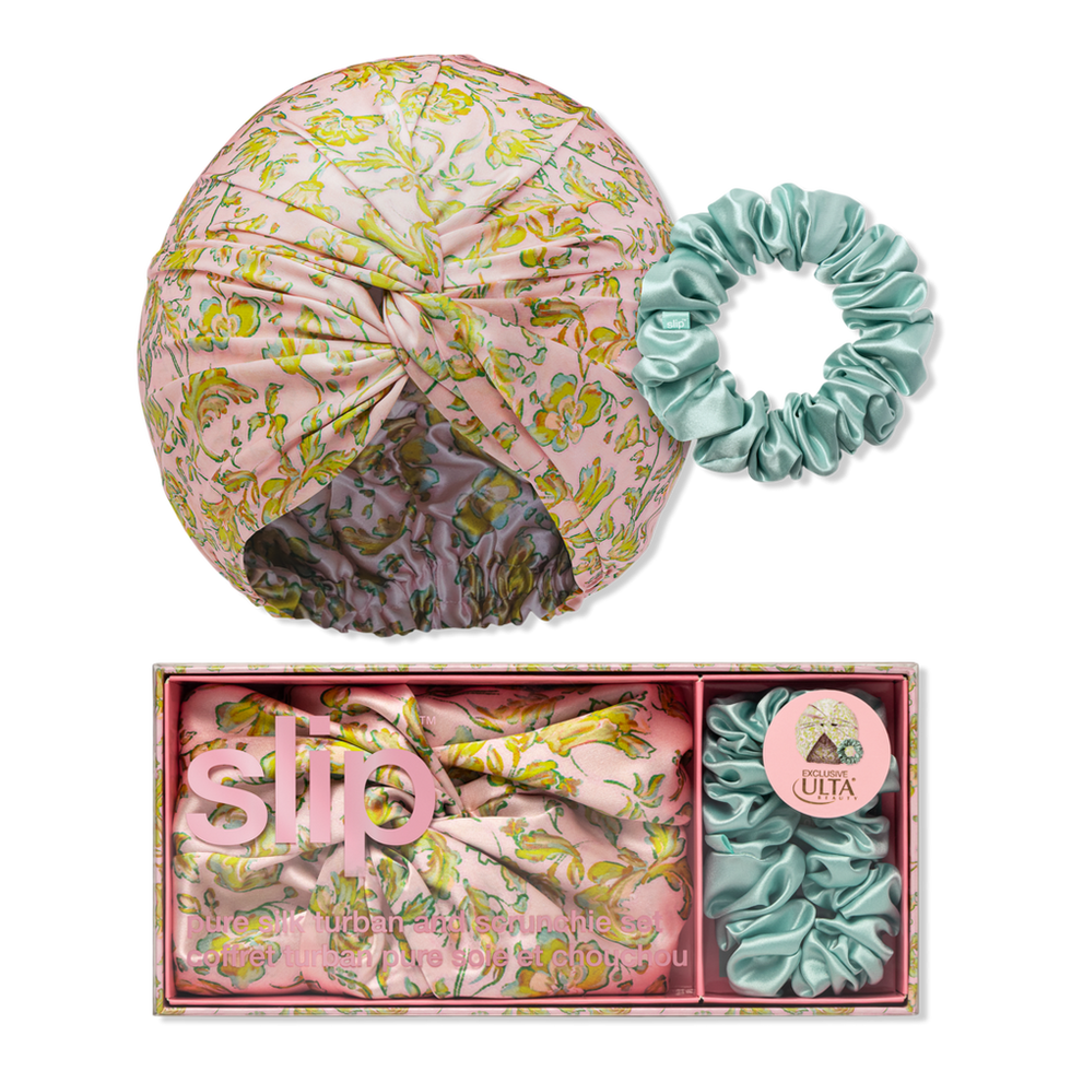 Pure Silk Turban Gift Set - Fern