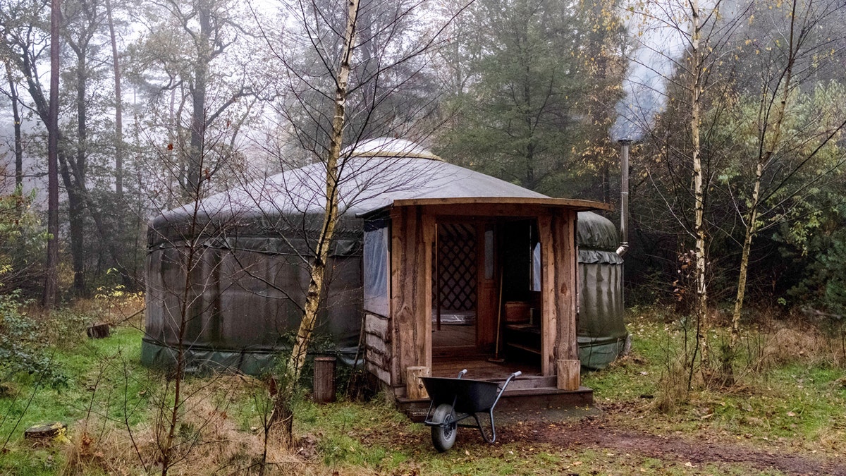 Tent at the Spinoza Institute in the Netherlands is a legal company that offers a psychedelic experience