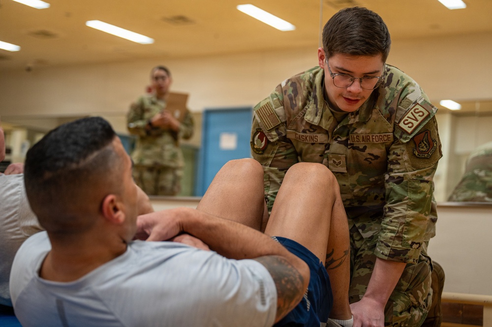 USFJ USAF enlisted leaders perform new fitness assessment