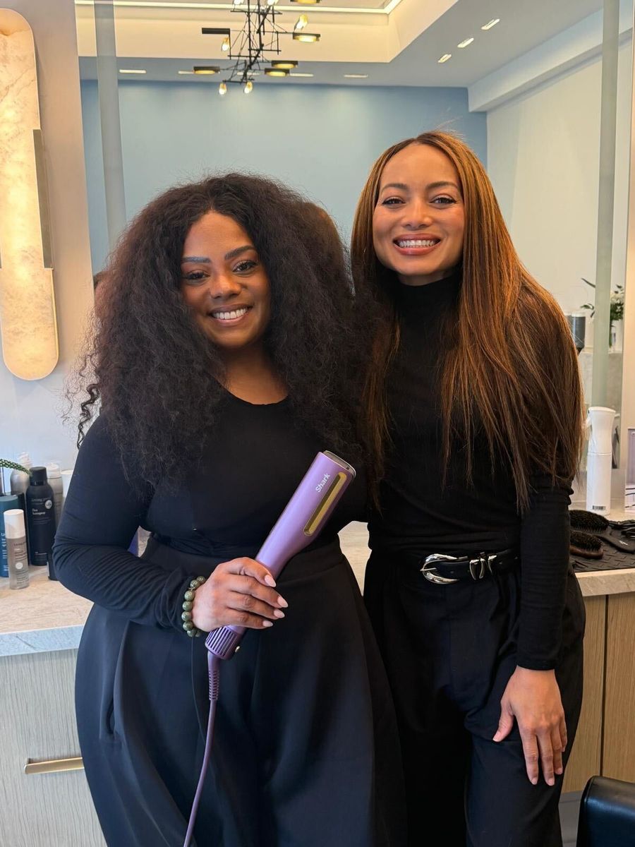 Celebrity beauty expert Jamie Harper tests Shark’s SilkiPro Straight gets glass-sleek hair in minutes