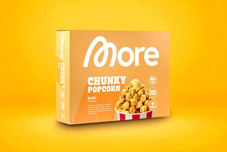 Experience More Nutrition's tasty low-sugar Chunky Popcorn