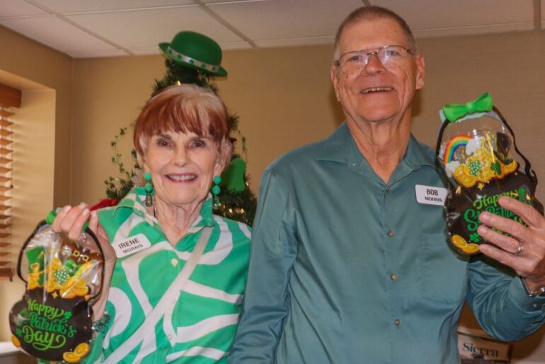 Seniors celebrate St. Patrick's Day while learning nutritional values