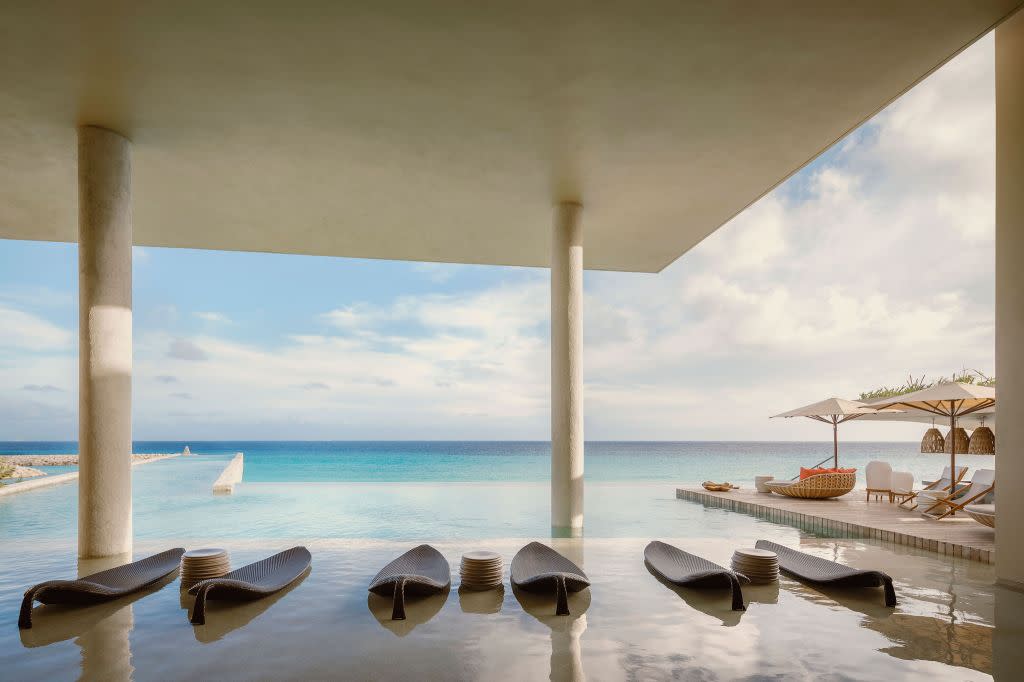 La Casa de La Playa is a five-star luxury resort in Xcaret, Mexico. CESAR BEJAR