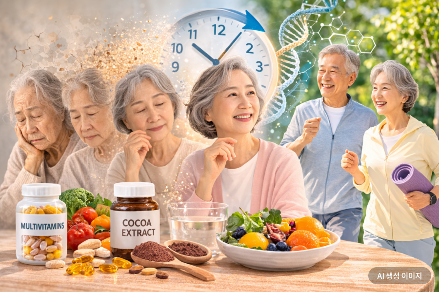 A Pill to Slow Aging?... Daily Vitamins for Two Years Show Modest Effect [Reading Science]