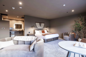 A serene, design-forward Luxury Studio Loft at Dark Sky Lofts — where spa-inspired comfort meets intentional desert living in West Sedona.